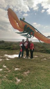Larry and launch crew