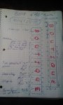 first draft